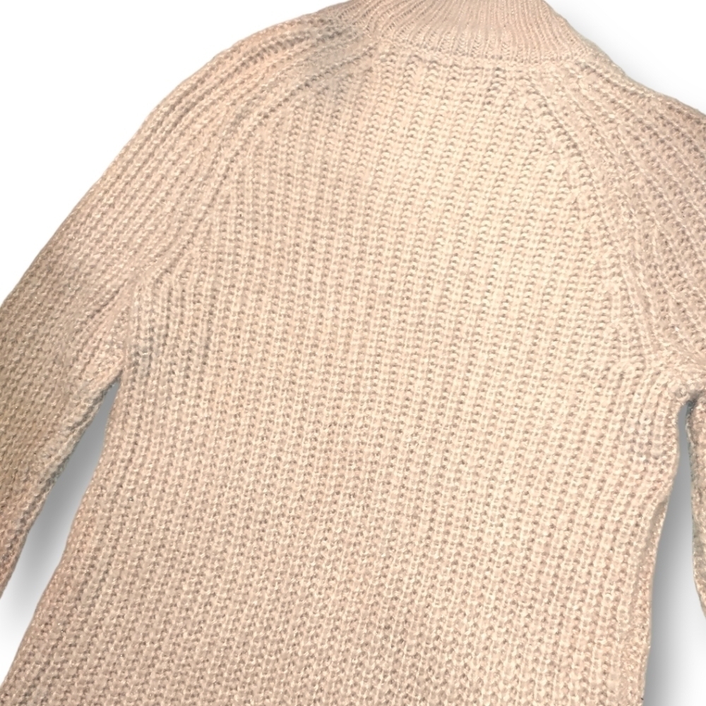 Calvin Klein Pullover Mock Turtleneck Cable Knit Sweater XS - Picture 6 of 12